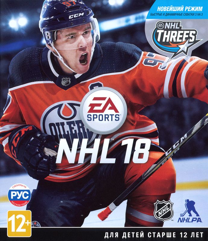 NHL 18 box art for Playstation 4